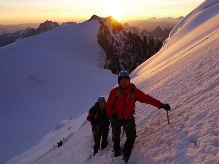 Sunrise on Mont Blanc